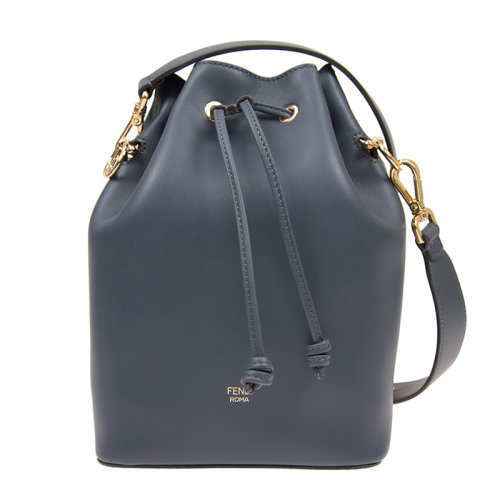 FENDI/芬迪 女包 女士F金属圆环抽绳单肩斜挎包水桶包 8BT298A5DYF0E12