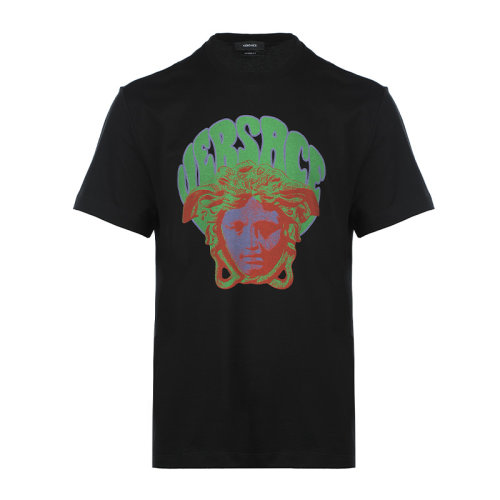 VERSACE/范思哲22春夏美杜莎徽标印花男士短袖T恤10039161A02788