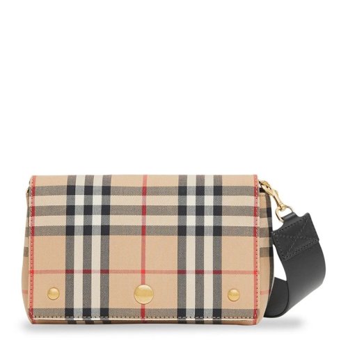  BURBERRY/博柏利 女士卡其色小牛皮斜挎包 8015076 PLSX