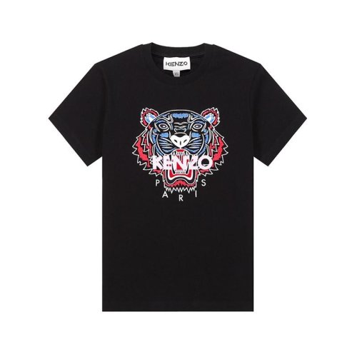  KENZO/高田贤三 女士黑色棉质短袖T恤 FC52TS9124YO 99 PLFSX