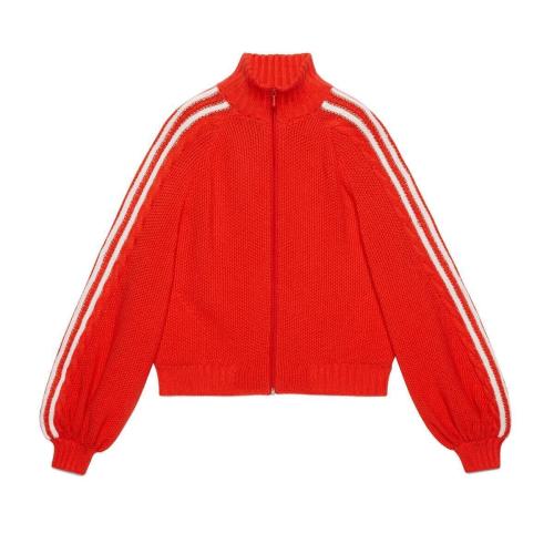  GUCCI古驰 22年秋冬 女士 adidas x Gucci联名系列拉链夹克 693833 XKCDJ 6429