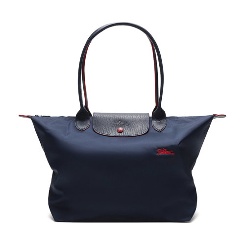 Longchamp/珑骧 女士LEPLIAGE系列织物大号长柄可折叠手提单肩包1899 619