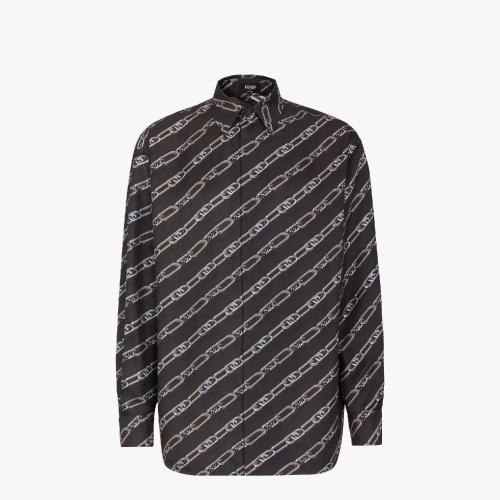  FENDI芬迪 22年秋冬 男士 长袖衬衫 Shirt FS058_L2MF0UU0
