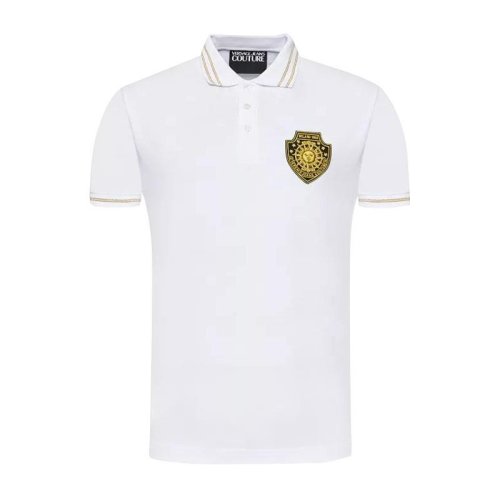  VERSACE JEANS COUTURE 男士白色棉质短袖Polo衫 E72GAGT11-ECJ01T-EG03 PLFSX