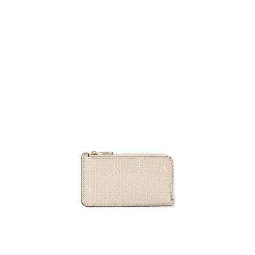  LOEWE罗意威 22年秋冬 女士 卡包 Repeat coin cardholder in embossed calfskin C499Z40X04-2 预定商品1-3周发货