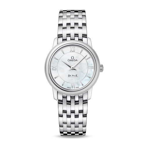 OMEGA/欧米茄 碟飞系列 典雅 精钢 石英机芯 女士腕表 424.10.27.60.05.001