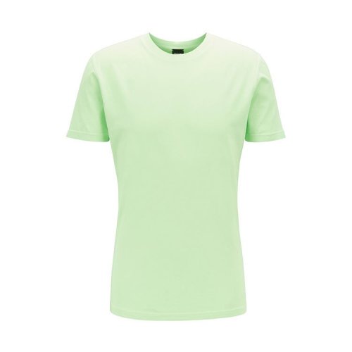 HUGO BOSS/雨果博斯 春夏 圆领 男性 百搭 简约 绿色 男士短袖T恤 50406186 329