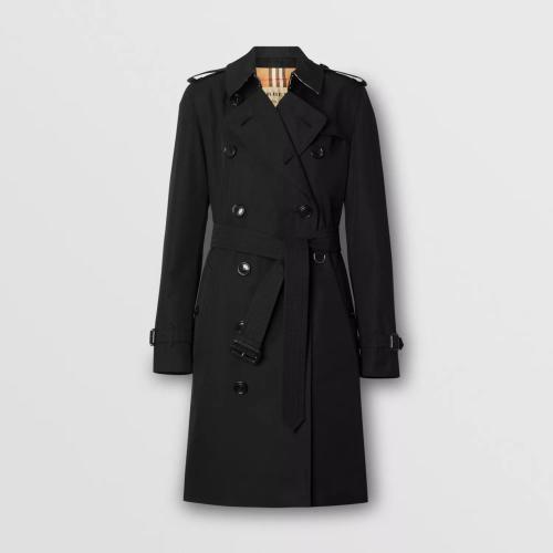  BURBERRY 22年秋冬 女士 肯辛顿版型 - 中长款 Heritage Trench 风衣 80171541 预定商品1-3周发货