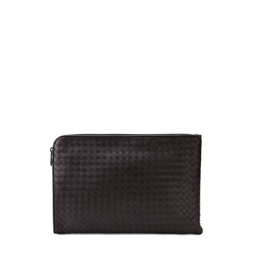 Bottega Veneta/葆蝶家  宝缇嘉男包 时尚简约 男士棕色手拿包 224052V46512006 HKY015678