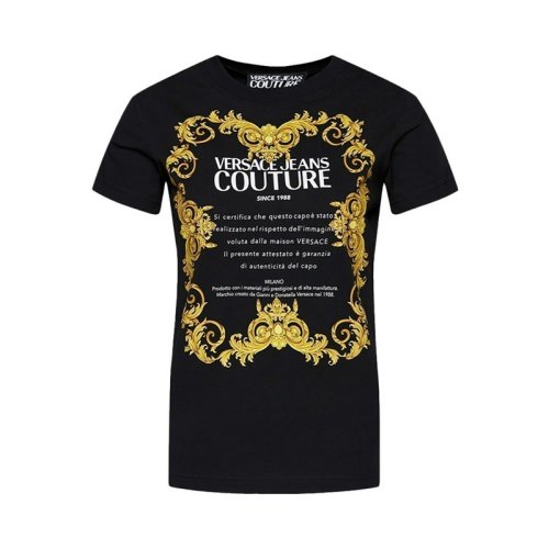  VERSACE JEANS COUTURE 女士印花棉质短袖T恤 B2HWA7TJ 30319 899 PLFSX