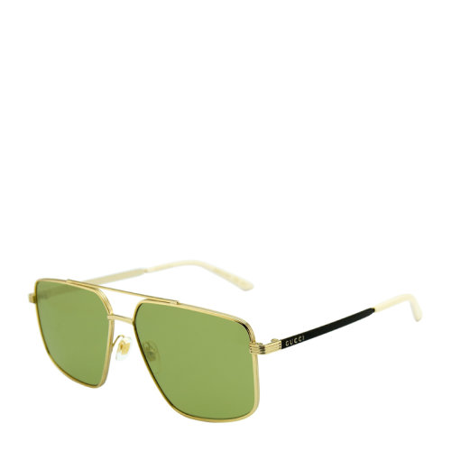 GUCCI/古驰 时尚 休闲 经典 轻薄 男女款 太阳镜 合金 全框 多色 镜片 墨镜 眼镜 GG0941S 60mm GUCCI 古驰