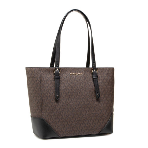 Michael Kors/迈克·科尔斯 MK 棕色老花百搭女士单肩包涂层帆布其它手提包手拎包