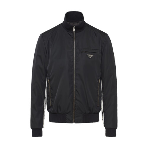PRADA/普拉达 22年早春新款 ADIDAS联名系列 男女同款黑色再生尼龙运动夹克SGB936_1WQ8_F0002_S_212