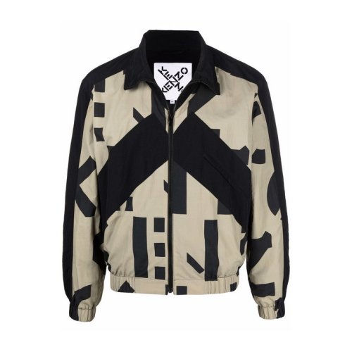  KENZO/高田贤三 男士黑色涤纶夹克 FC55BL5109L0 92 PLFSX