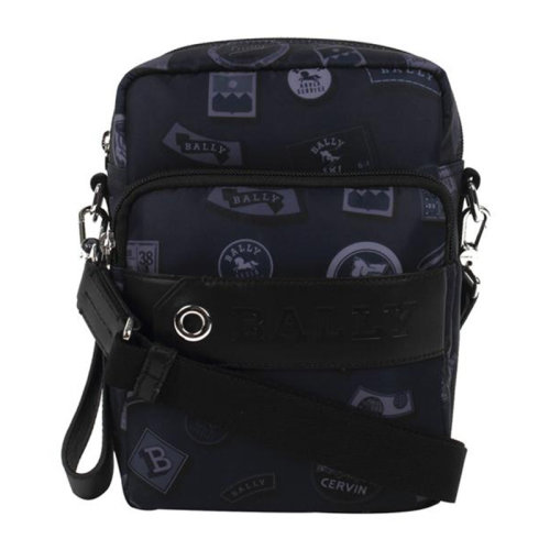 BALLY/巴利 男包 男士图案印花尼龙拉链单肩包斜挎包 SKYLLER