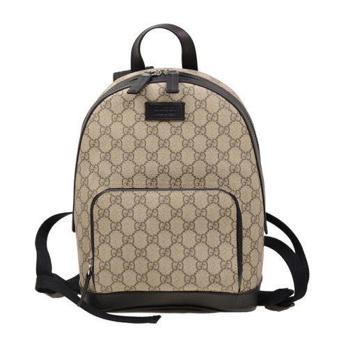 GUCCI/古驰  女士米色拼乌木色人造帆布小号时尚双肩包背包女包 429020-KLQAX-9772