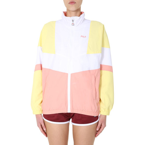 【微瑕】FILA/斐乐 春夏 服装百搭 女性 logo 黄色 女士运动夹克/外套 687494_A467