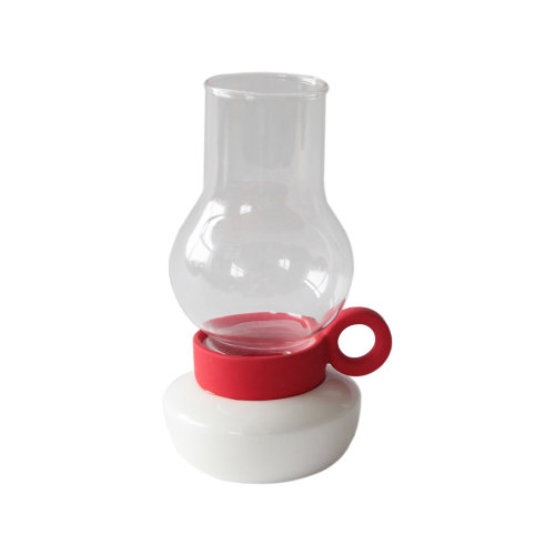 【DesignerLifestyle】Mamamoon/麻麻木Seletti创意家居女士陶瓷玻璃Bugiacandleholder/矮烛台红色