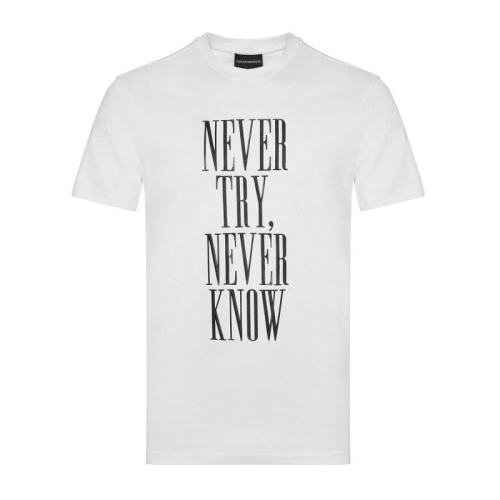  Emporio Armani/安普里奥阿玛尼 男士黑色棉质短袖T恤 3G1T86 1J15Z0999 PLFSX