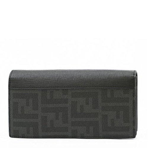 FENDI/芬迪 男士拼色PVC配皮经典双F印花长款钱包手包手拿包男包 7M0186-X4U 多色可选