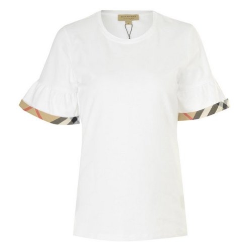  BURBERRY/博柏利 女士条纹棉质短袖T恤 4043621 PLFSX