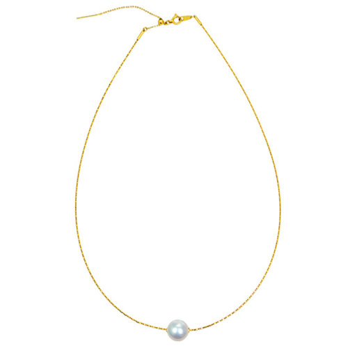 zhuella/珠艾乐 日本akoya海水珠项圈项链吊坠简约又百搭的精致饰品