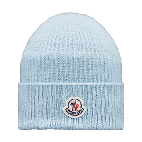  MONCLER蒙可蒙克莱 22年秋冬 女士 帽子 羊毛与羊绒便帽 H20933B00054M1900709