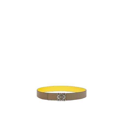  LOEWE罗意威 22年秋冬 男士 腰带 Anagram belt in soft grained calfskin and smooth calfski