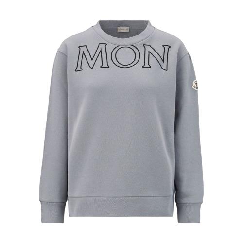  MONCLER蒙可蒙克莱 22年秋冬 女士 卫衣 徽标卫衣 H20938G00029809KX90F