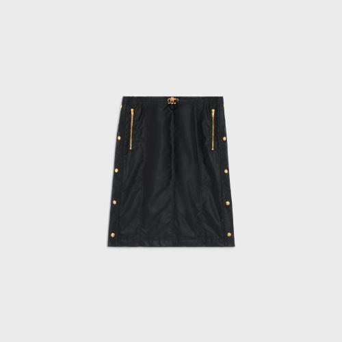  CELINE赛琳思琳 22年秋冬 女士 半身裙 纹理质感锦纶半身裙 2Z283020T.38NO