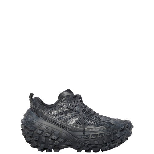 Balenciaga/巴黎世家 22年早春新款 DEFENDER系列 女士黑色尼龙混纺网布运动鞋685611W2RA61000