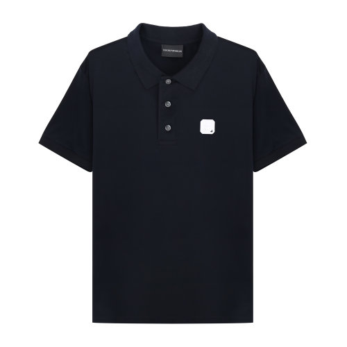 Emporio Armani/安普里奥阿玛尼[Capsule Emoji] 藏蓝色 男士短POLO 6K1FC5-1JTUZ-0920  藏蓝色 XL 藏蓝色 XL