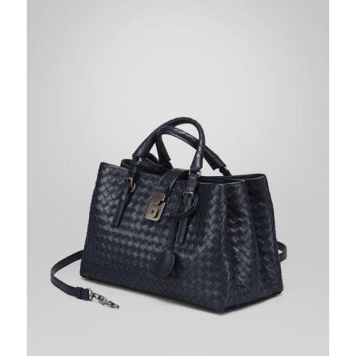  Bottega Veneta/葆蝶家 女士黑色牛皮革手提包 489509 VQ13B 4058