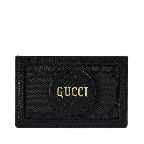GUCCI/古驰 21新款Off the Grid系列 男士黑色再生尼龙皮革饰边卡包卡片夹?625578H9HAN1000