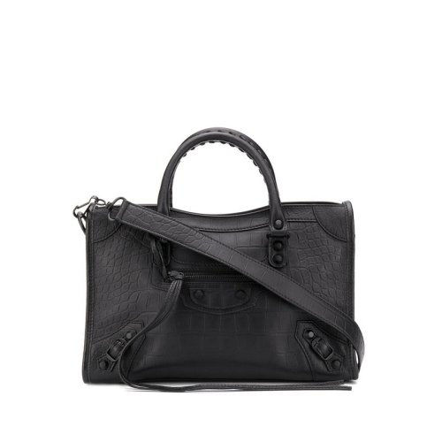  Balenciaga/巴黎世家 女士黑色皮革公文包 431621 1JUJ7 1000 PLSX