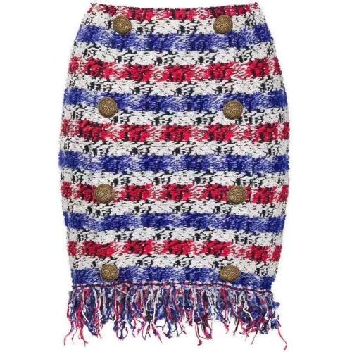 BALMAIN/巴尔曼 明星同款女士半身裙UF04009K204 GEU