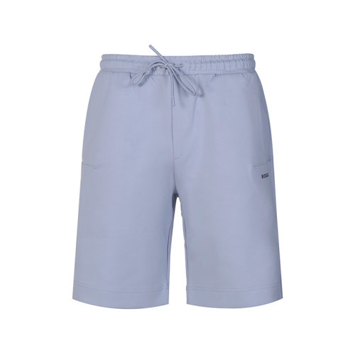HUGO BOSS/雨果博斯【22春夏新款】男士棉质徽标饰带休闲运动短裤 50461621