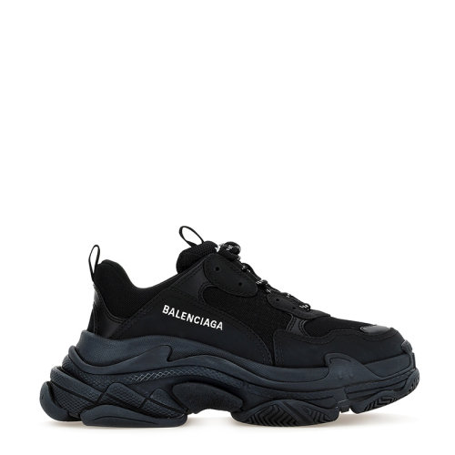 BALENCIAGA 巴黎世家 女士 鞋靴  黑色低帮系带老爹鞋运动鞋 女士休闲运动鞋