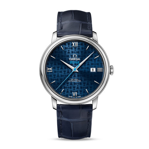 OMEGA/欧米茄 碟飞系列 典雅 奥比斯 同轴腕表 精钢表壳 皮表带 自动机械 男士腕表 424.13.40.20.03.003