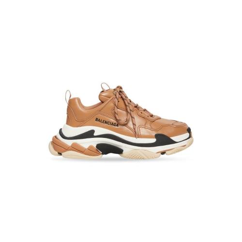  BALENCIAGA巴黎世家 22年秋冬 男士 休闲运动鞋 Mens Triple S Trainers in Nude 536737W2FAD9