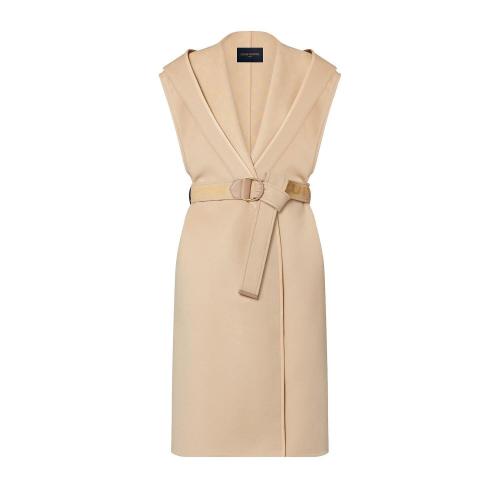  LV路易威登 22年秋冬 女士 大衣 围裹式无袖大衣 1AA8AM 1AA8AO 1AA8AJ 1AA8AN 1AA8AI 1AA8AL