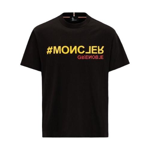  MONCLER蒙可蒙克莱 22年秋冬 男士 短袖T恤 徽标T恤 H20978C000058390T999