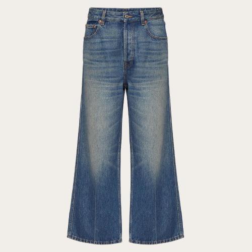  VALENTINO华伦天奴 22年秋冬 男士 牛仔裤 PANTALON EN DENIM XV3DE02C82T558