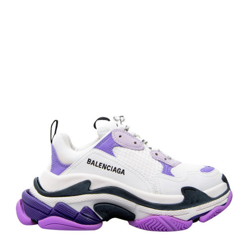Balenciaga/巴黎世家 女士Triple S系列 时尚拼色厚底老爹鞋低帮运动鞋休闲鞋女鞋