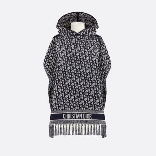  DIOR迪奥 22年秋冬 女士 斗篷 Dior 连帽斗篷 14CDO370I901_C540