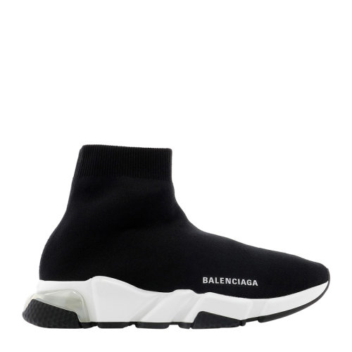 BALENCIAGA/巴黎世家 男士 鞋靴  黑色高帮字母LOGO时尚休闲运动鞋 男士休闲运动鞋