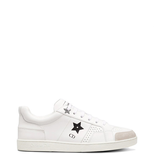 DIOR/迪奥 22年秋冬新款 STAR系列 女士白色牛皮革和绒面革运动鞋KCK361CLD_S19W