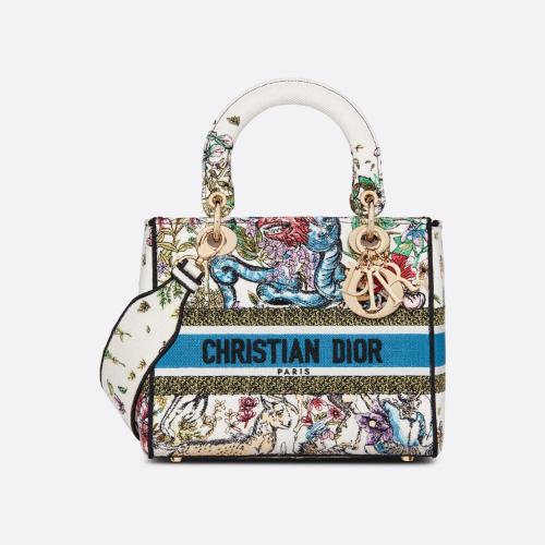  DIOR迪奥 22年秋冬 女士 手提包 中号 Lady D-Lite 手袋 M0565ORUV_M941