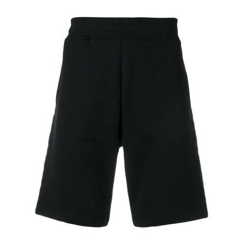 MOSCHINO/莫斯奇诺  男装 服装 黑色纯棉时尚休闲 男士短裤裤装