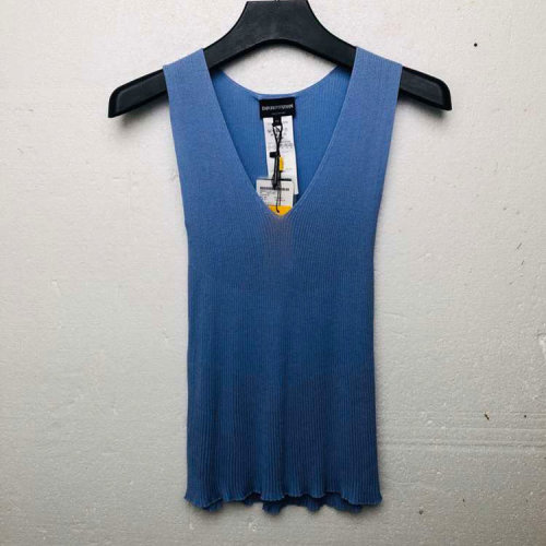 Emporio Armani/安普里奥阿玛尼浅蓝色女士吊带针织衫